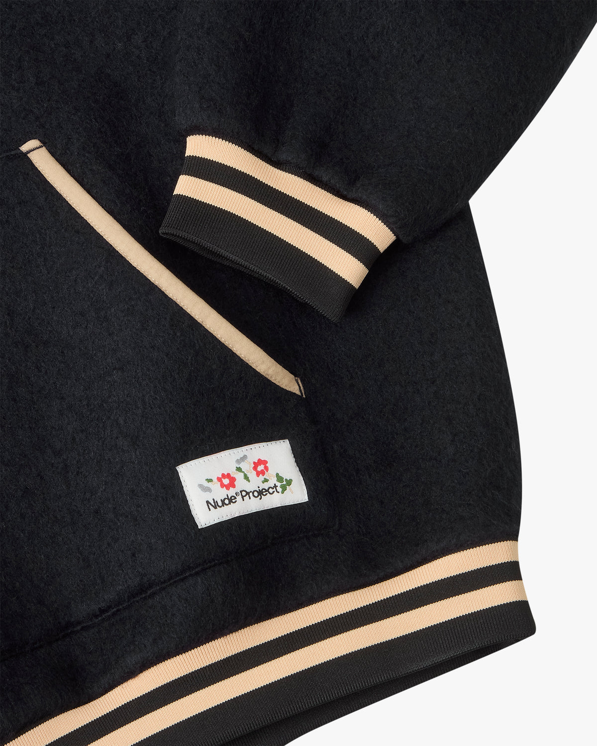 Teddy Quarter-Zip Polar Black