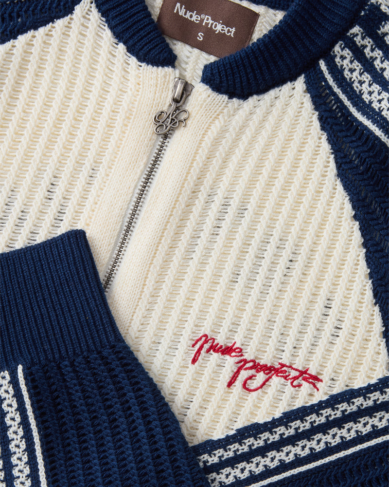 Agneli Knit Bomber Jacket