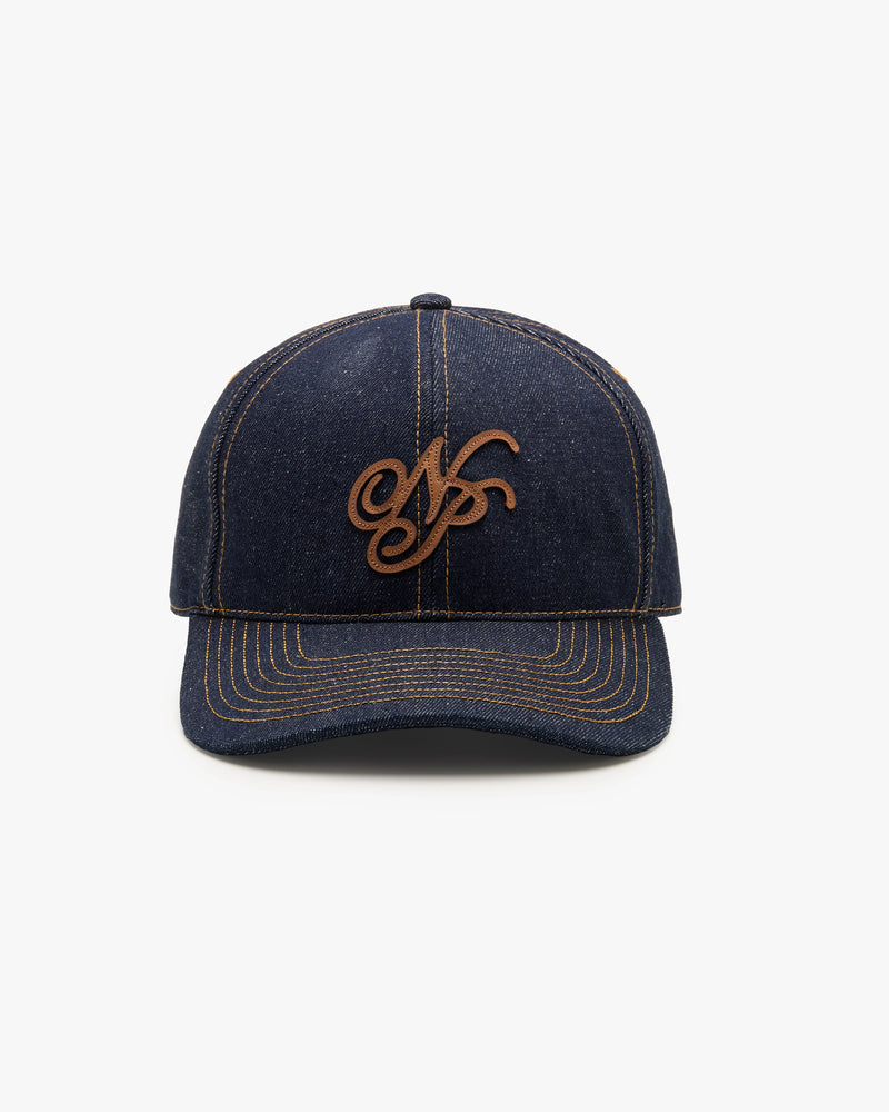 Script Denim Cap