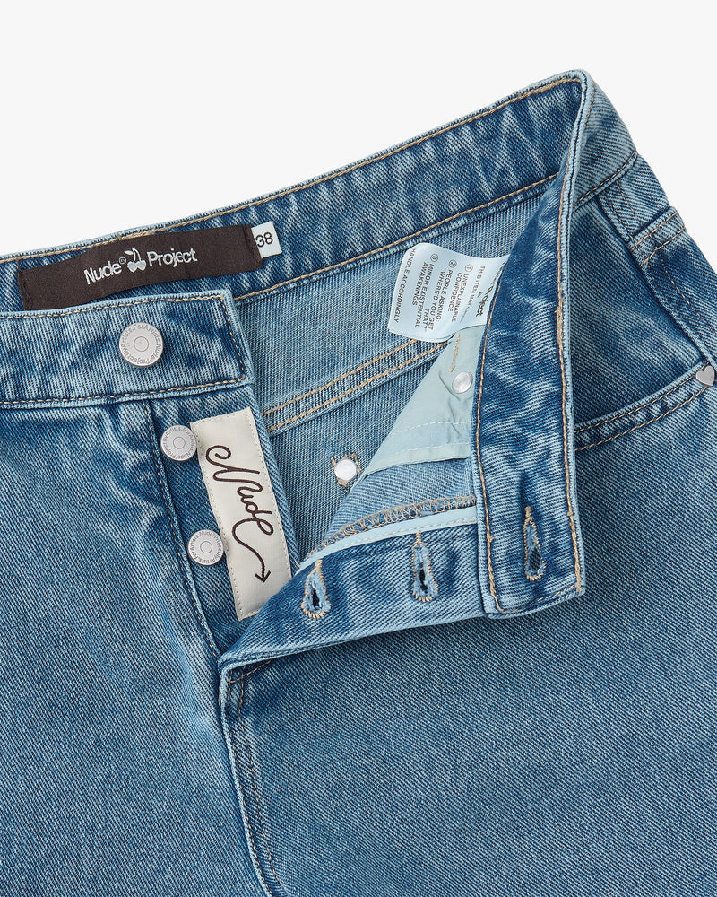 Basic Straight Jeans Blue