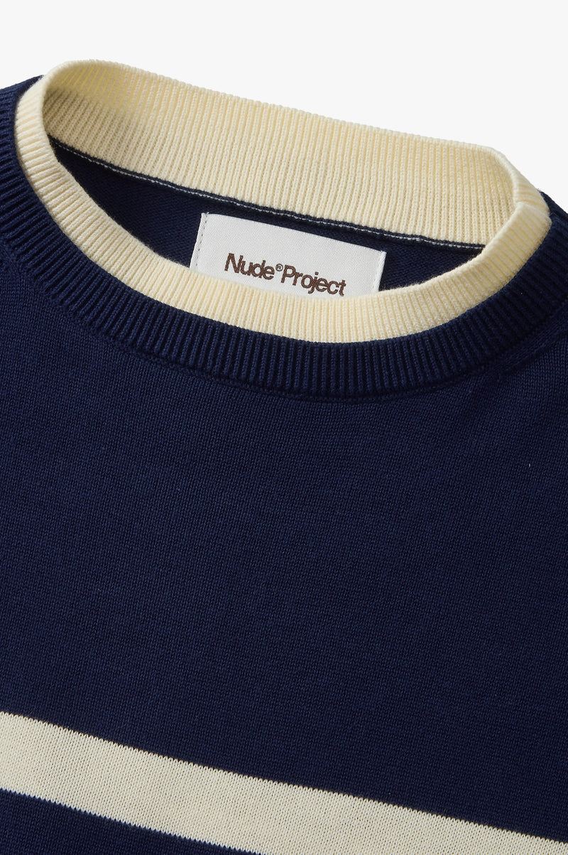 Smith Knit Sweater Navy