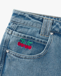 Basic Straight Jeans Blue