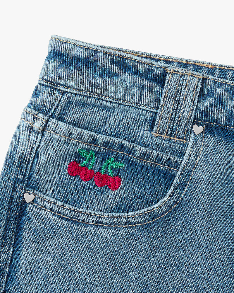 Basic Straight Jeans Blue