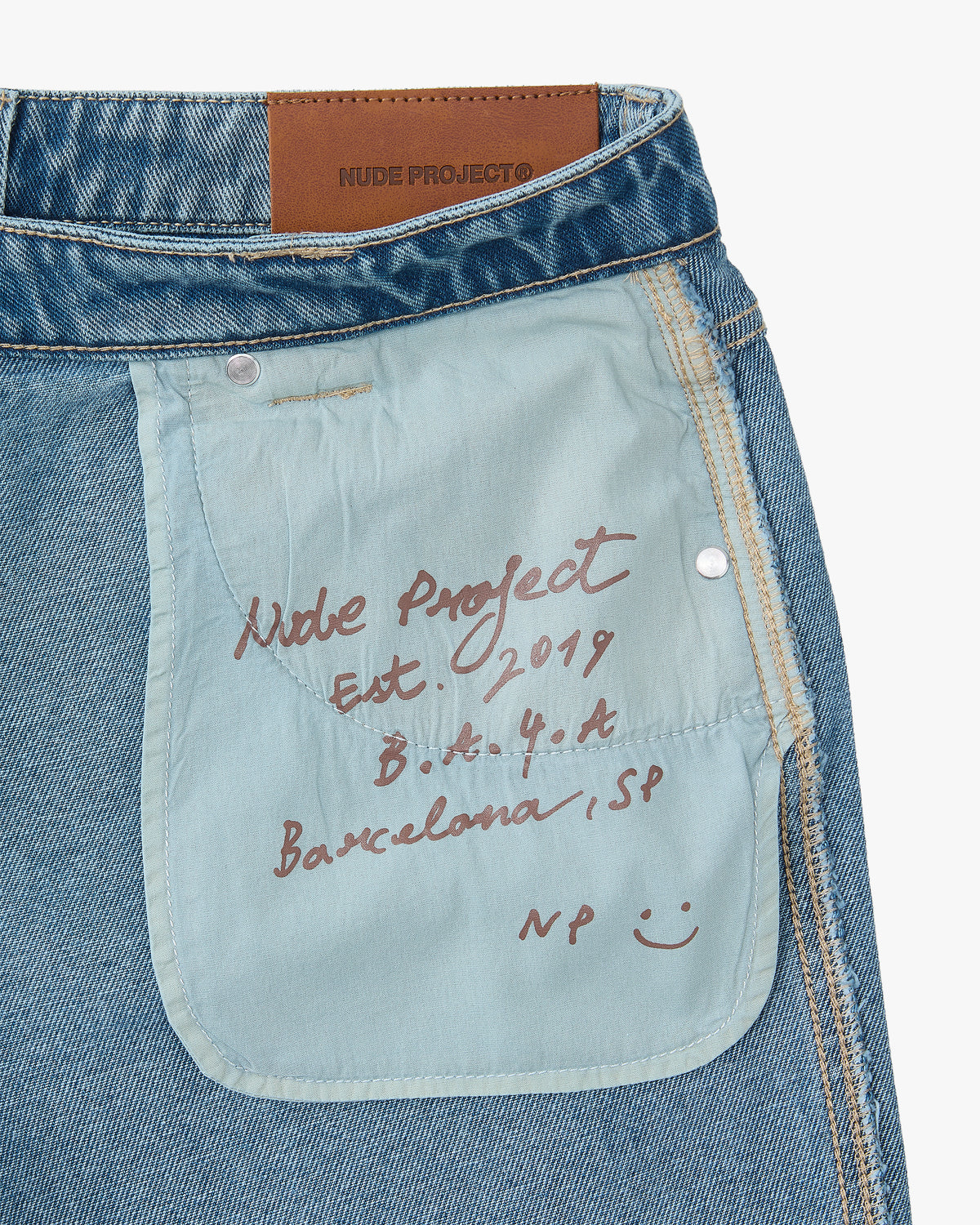 Basic Straight Jeans Blue