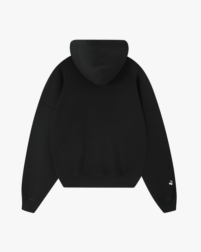 Ayrton Zip-Up Hoodie Black