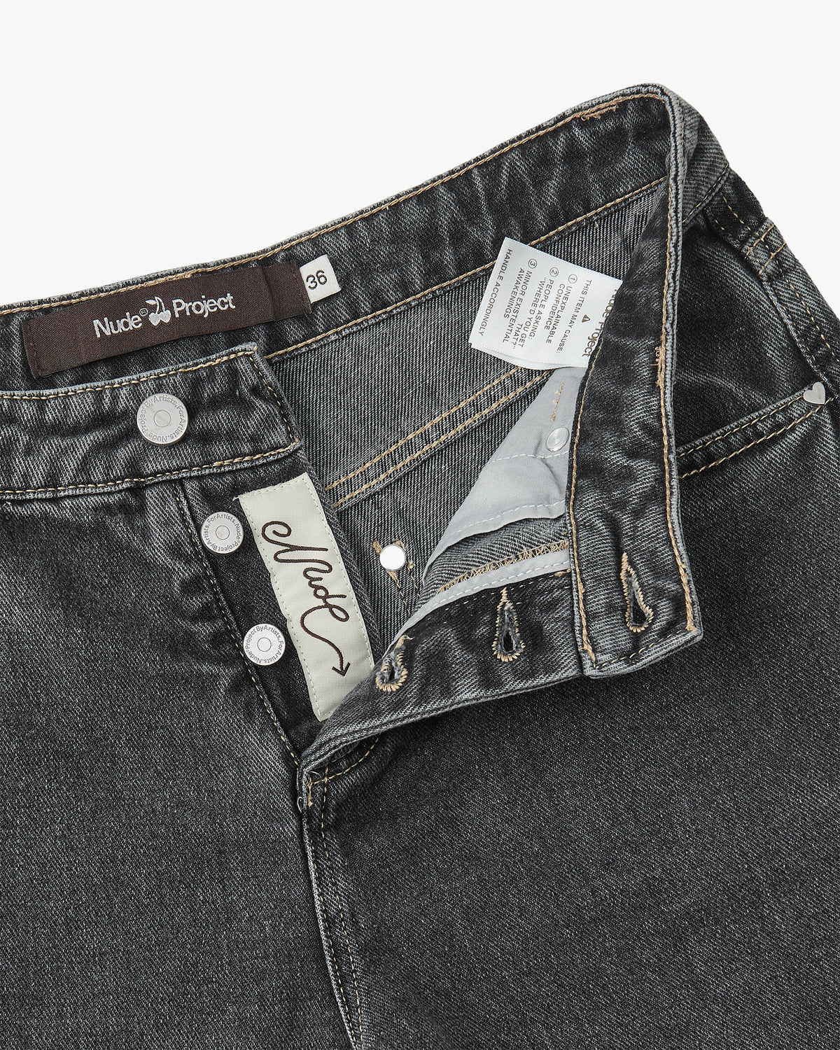 Basic Straight Jeans Black