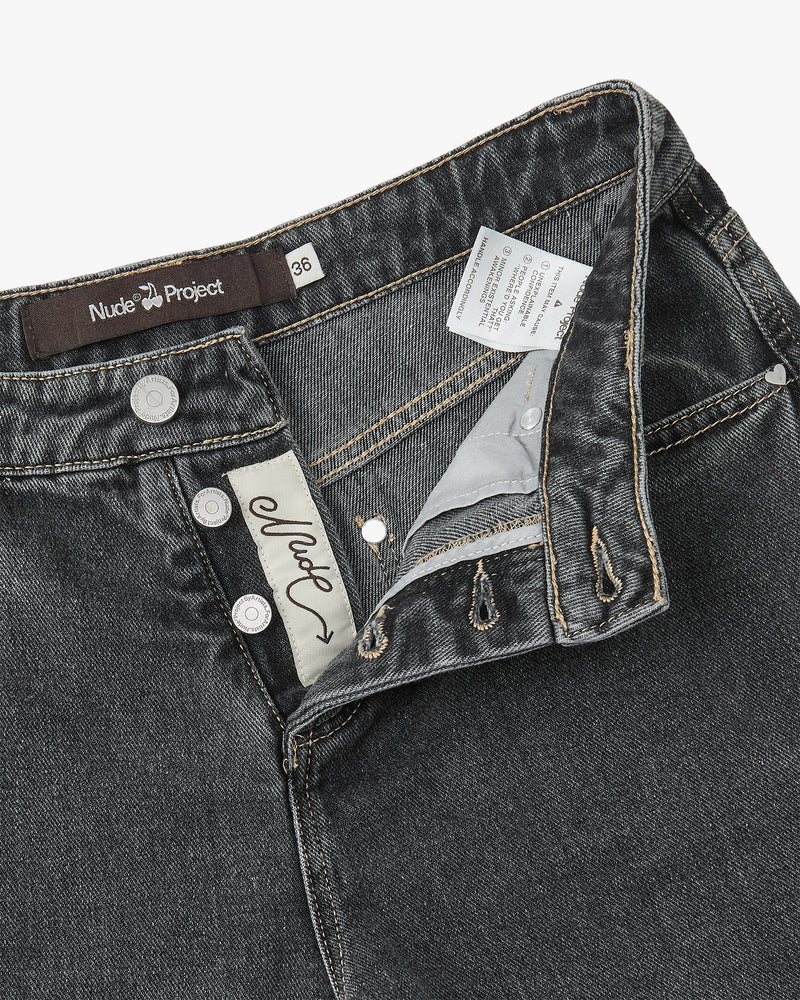 Basic Straight Jeans Black