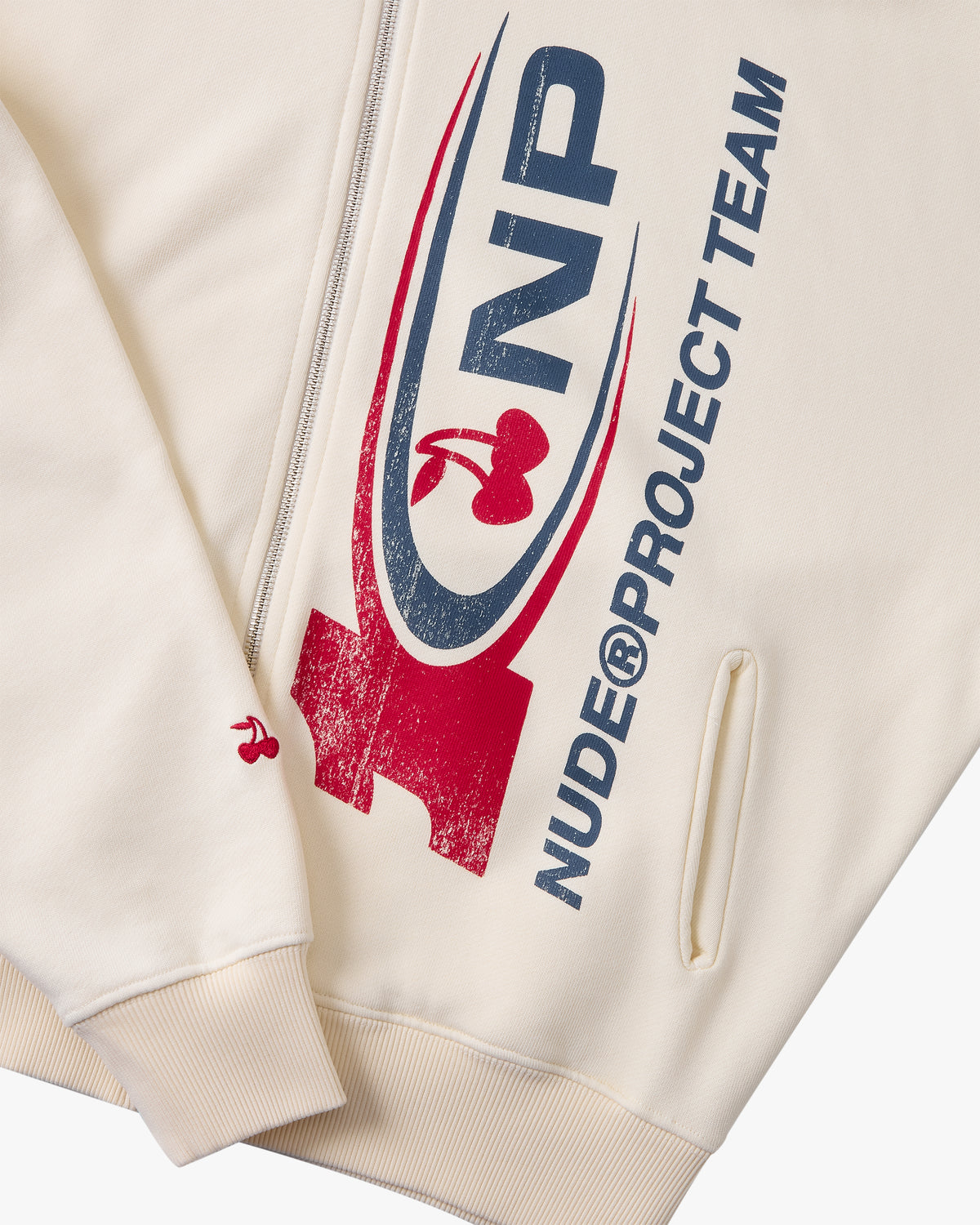 Ayrton Zip-Up Hoodie Marshmallow