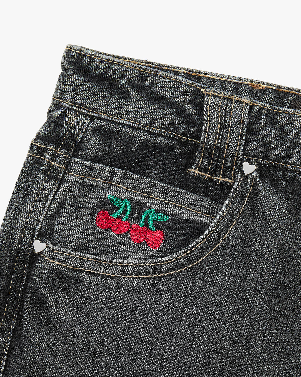 Basic Straight Jeans Black