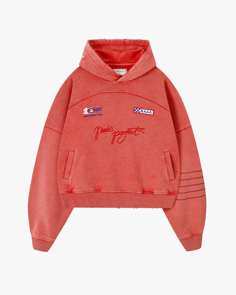 Fuel Hoodie Washed Red