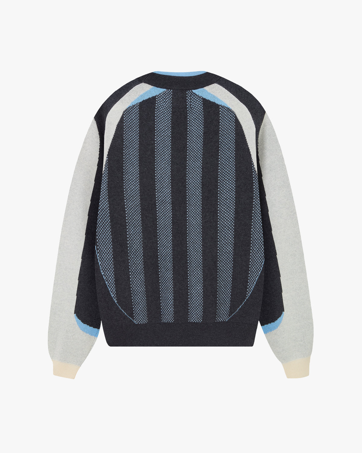 Grass Football Knit Sweater Grey