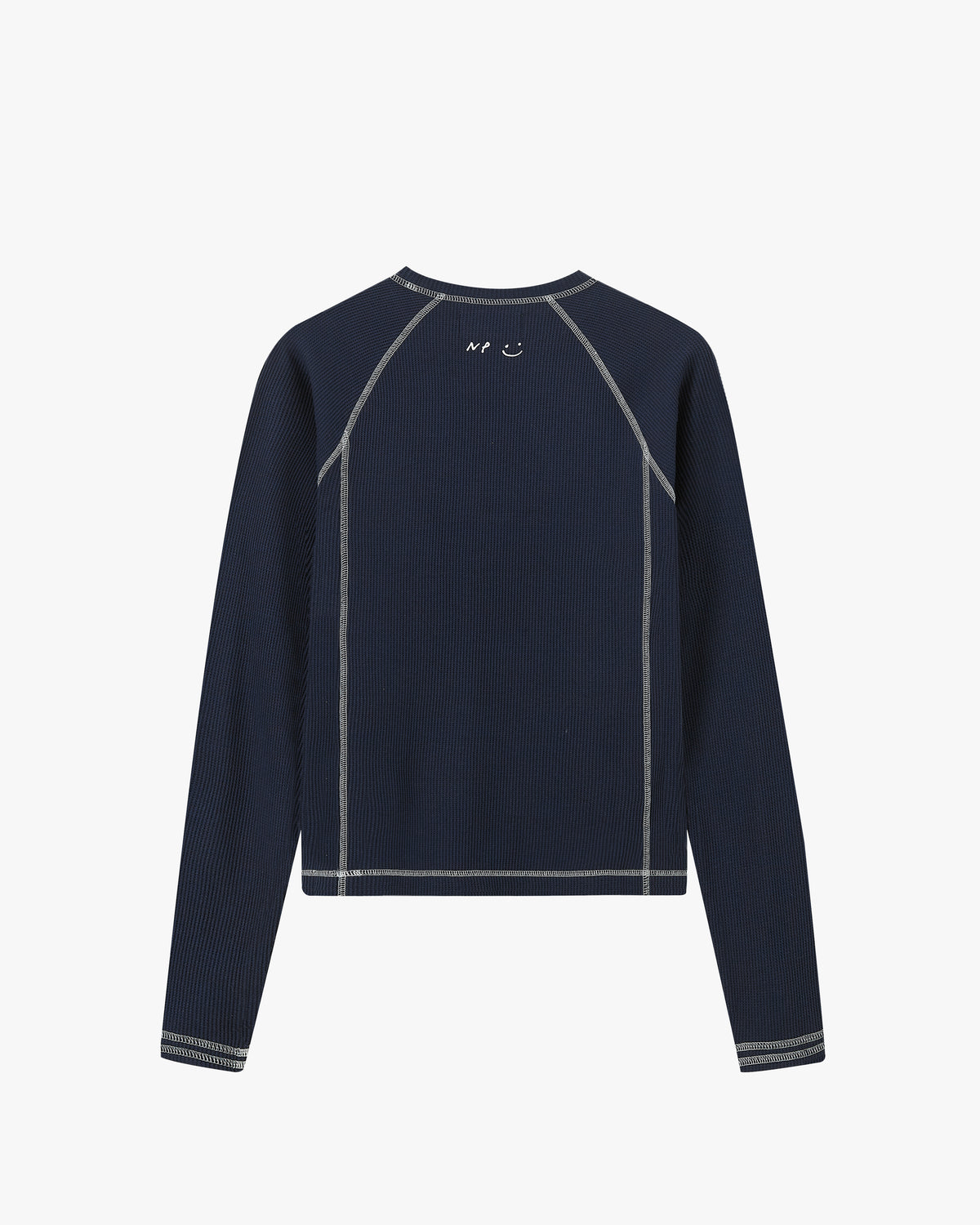 Waffle Long-Sleeve Tee 2 Pack Cocoa/Navy