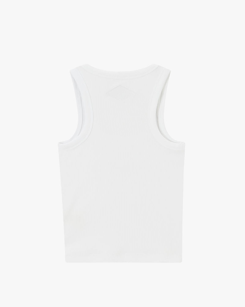Berry Tank Top White