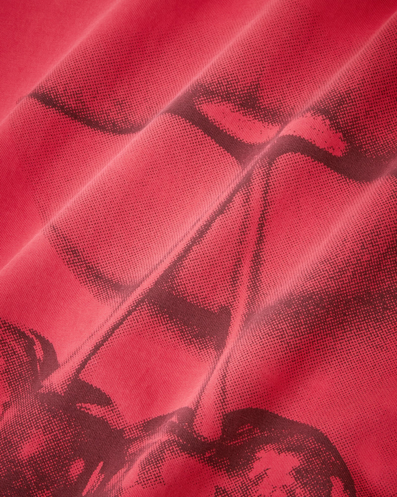 Kisses Long-Sleeve Tee Red
