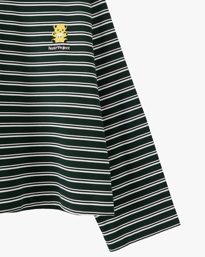 Camiseta Manga Larga Bear Stripped
