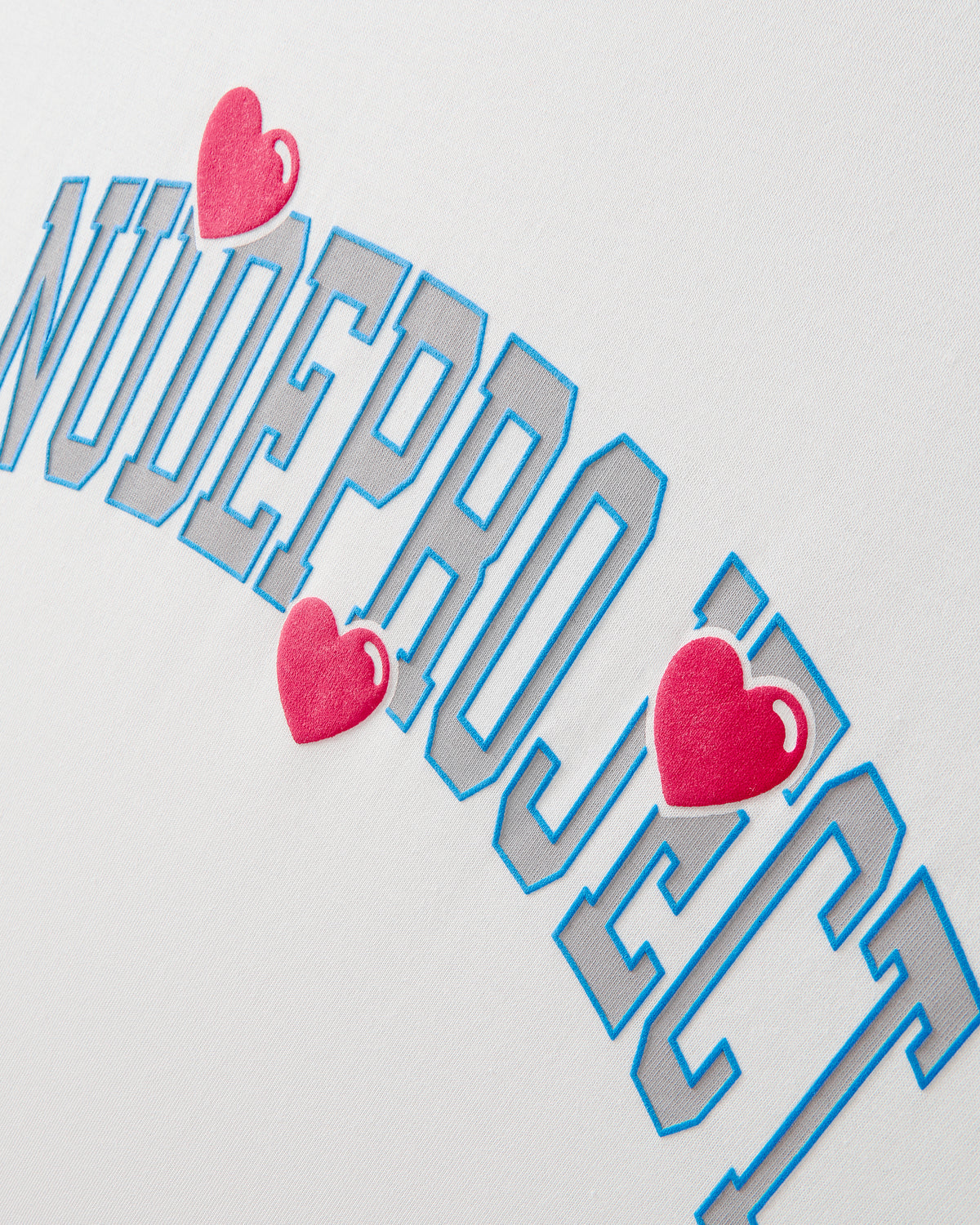 Varsity Hearts Tee White