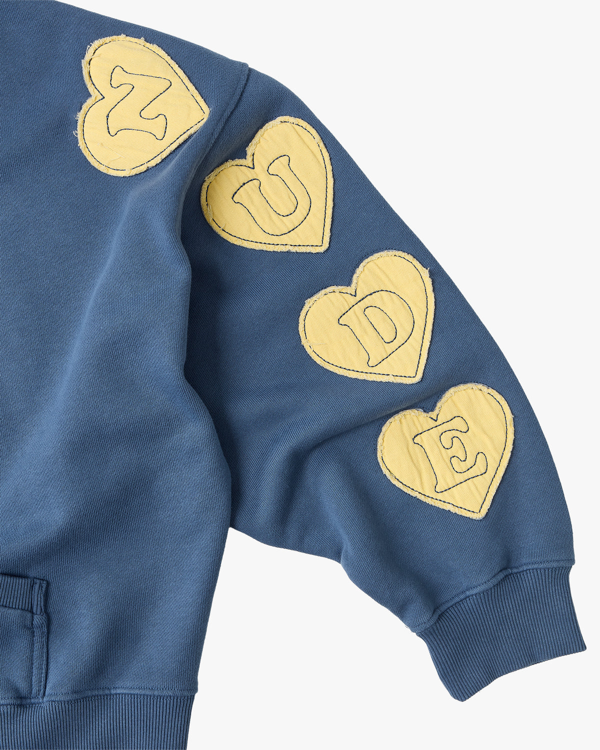 ANMHE Zip-Up Hoodie Blue