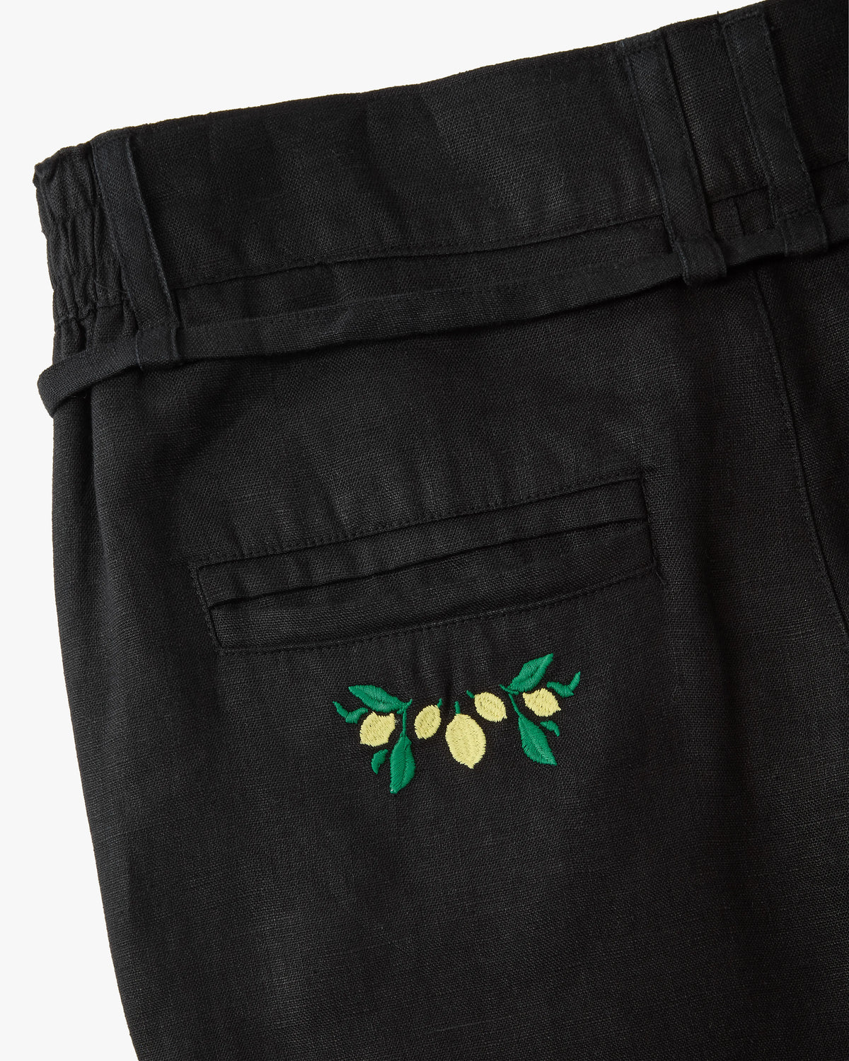 Kimchi Linen Pants Black
