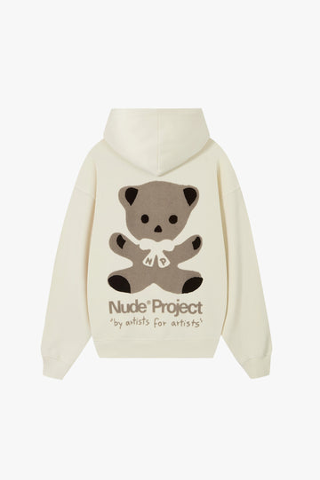 Bear Hoodie Marshmallow