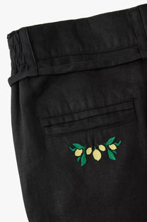 Kimchi Linen Pants Black