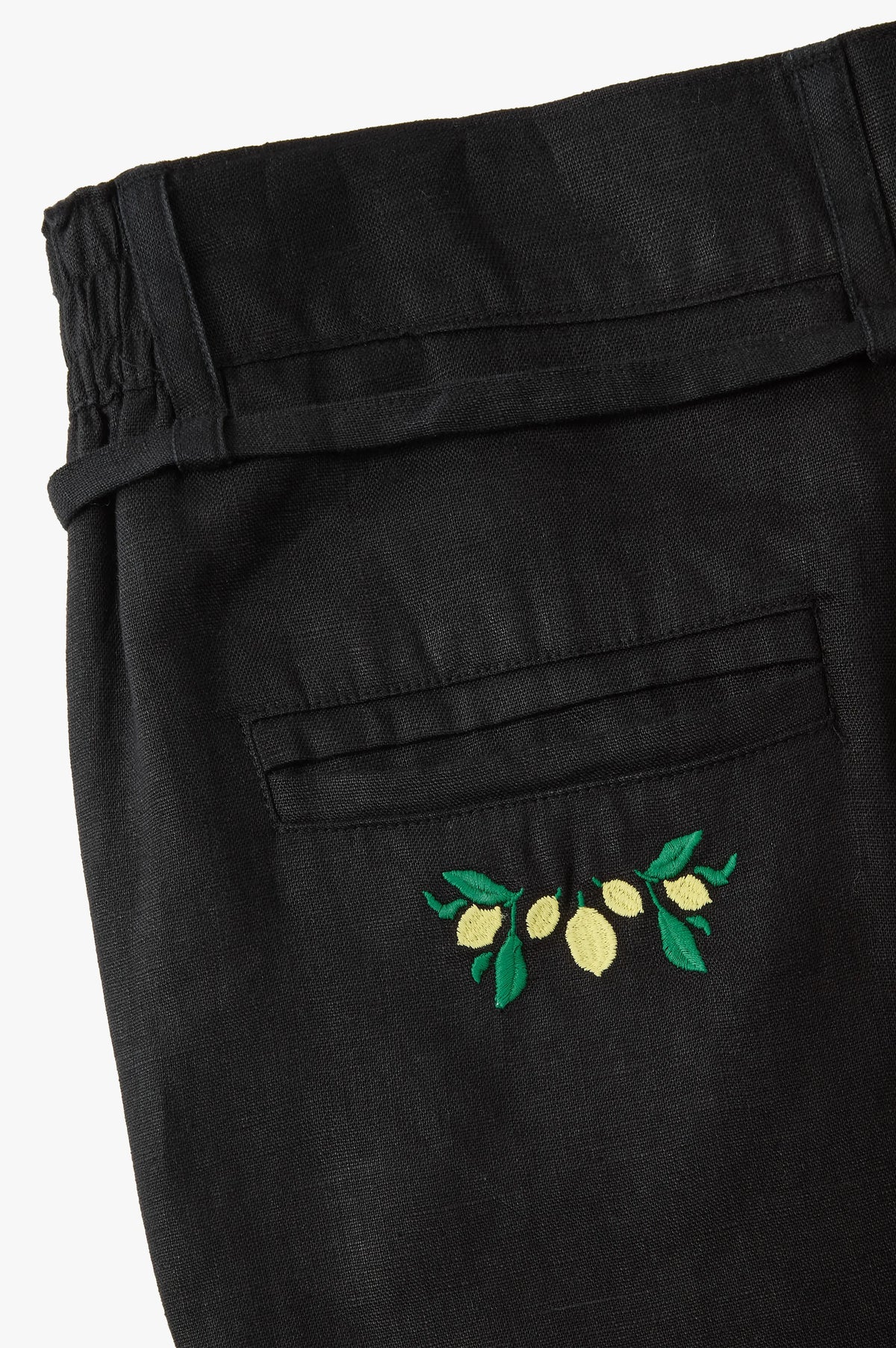 Kimchi Linen Pants Black