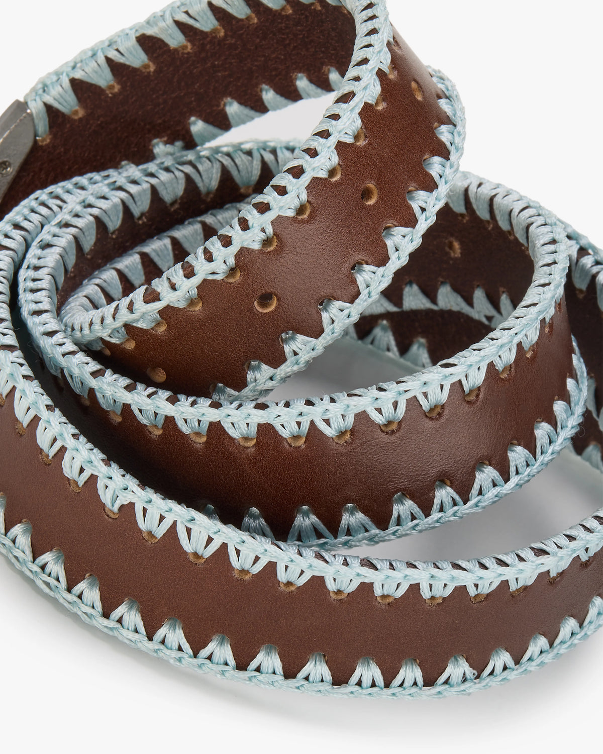 Stitched Genuine Leather Belt