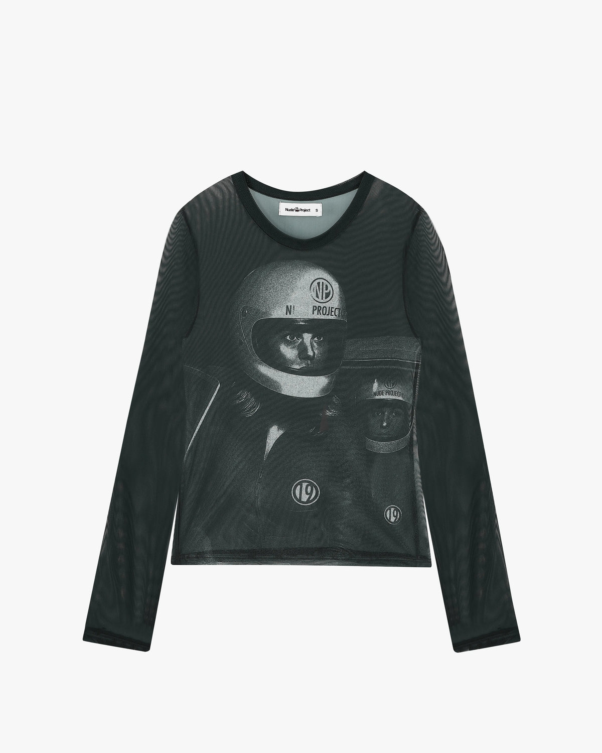 Rally Mesh Long-Sleeve Tee Ash