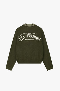The Consultant Quarter-Zip Knit Green