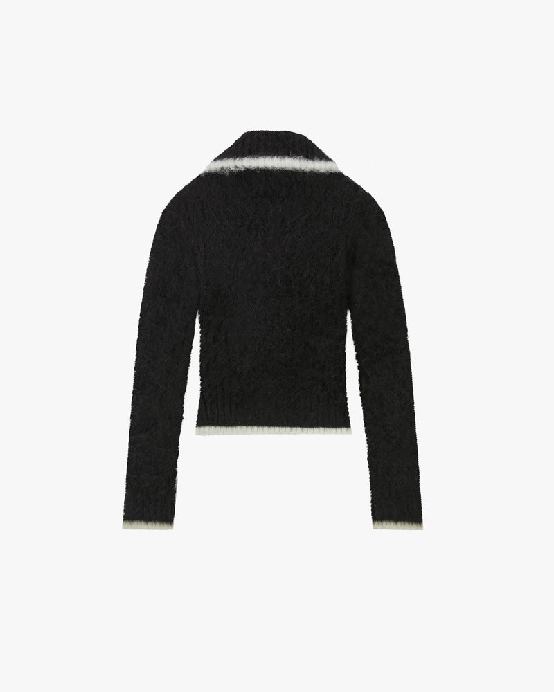 Jersey Mansion Zip-Up Negro