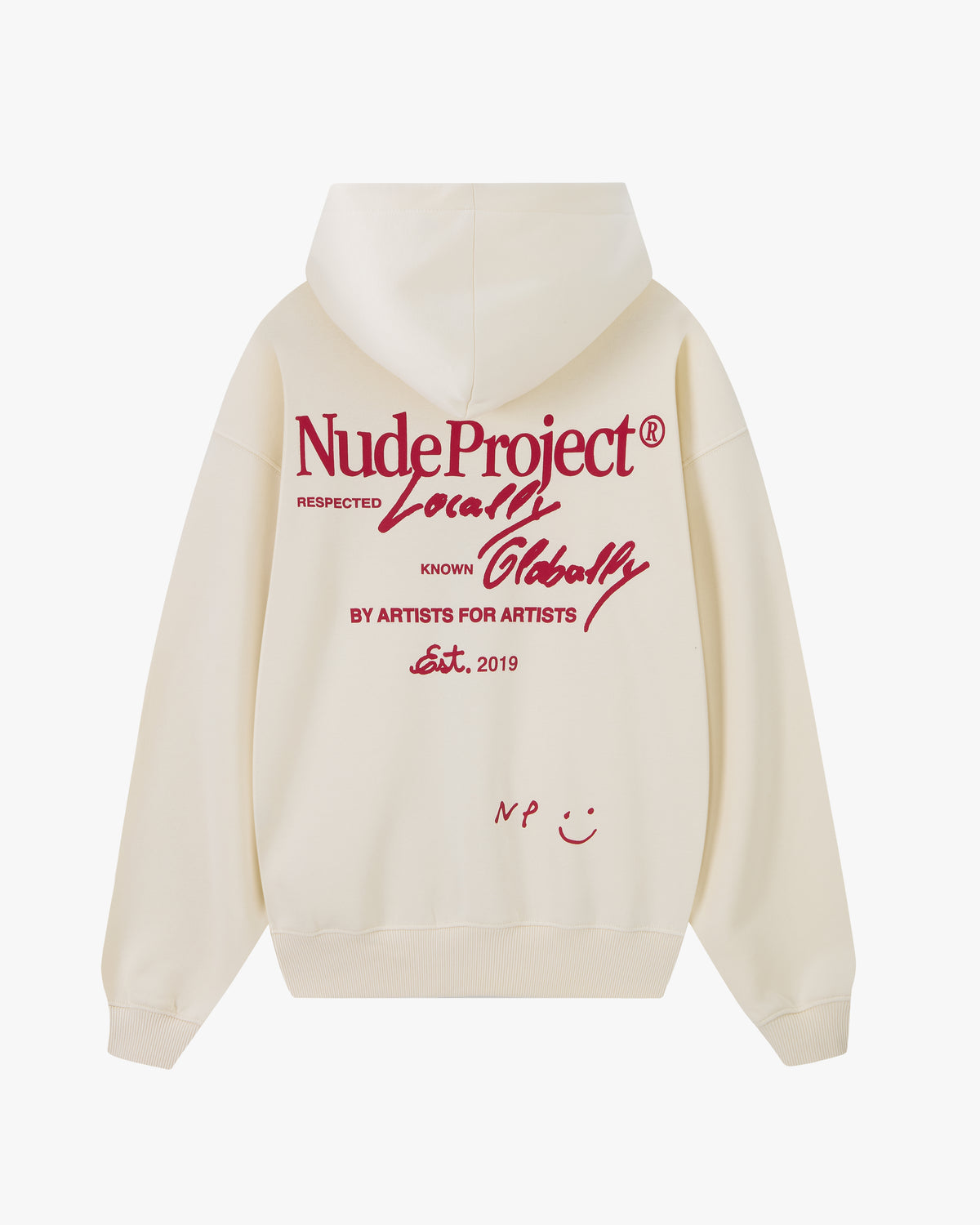 Global Soon Zip-Up Hoodie Marshmallow