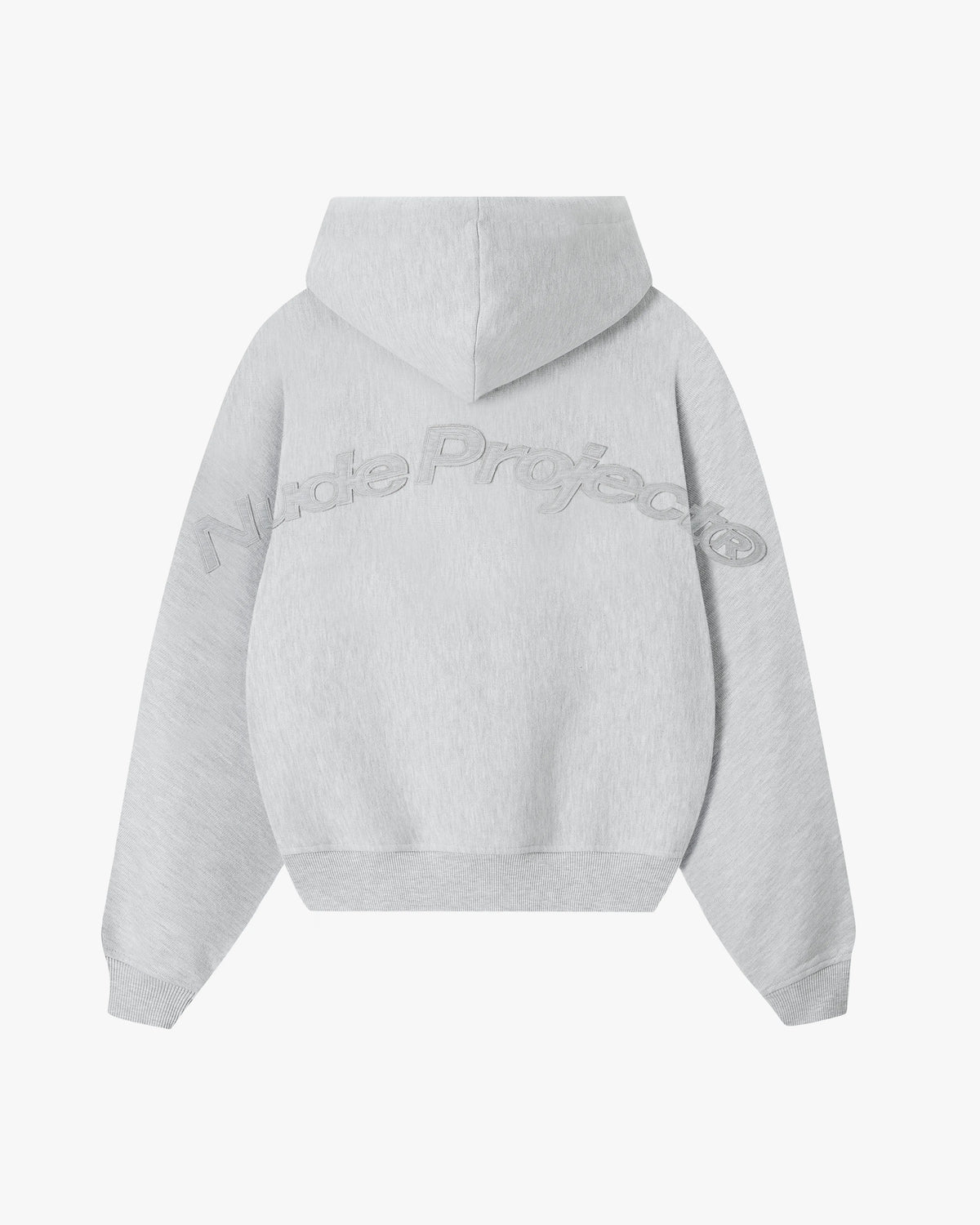 Marble Hoodie Grey Melange