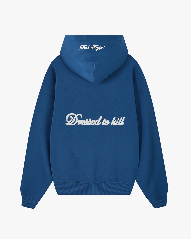 Kill Bill Zip-Up Hoodie Blue