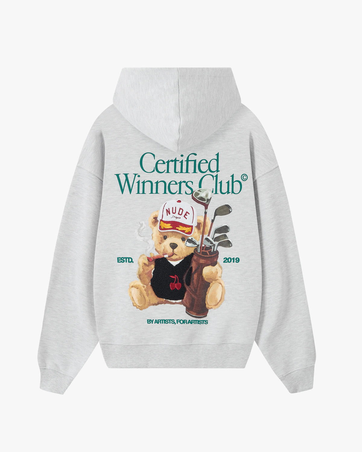 Winner Hoodie Grey Melange