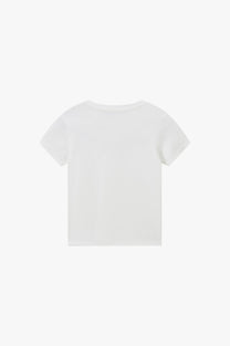Logo Tee White