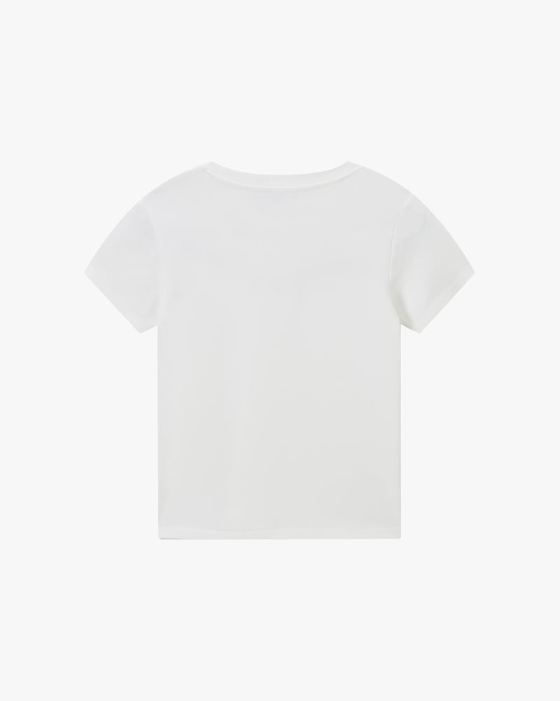Logo Tee White