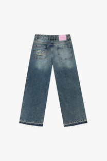 Old Baggy Jeans Acid Dirty Wash