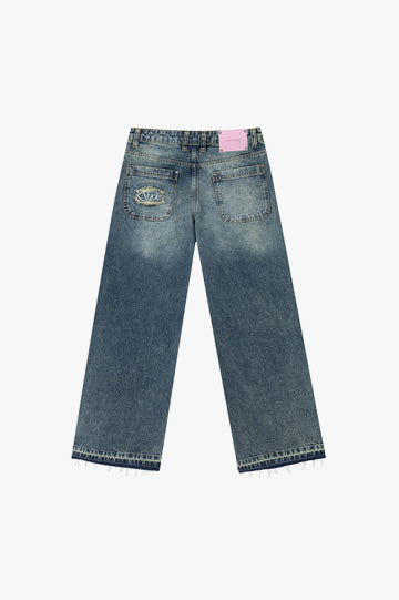 Old Baggy Jeans Acid Dirty Wash