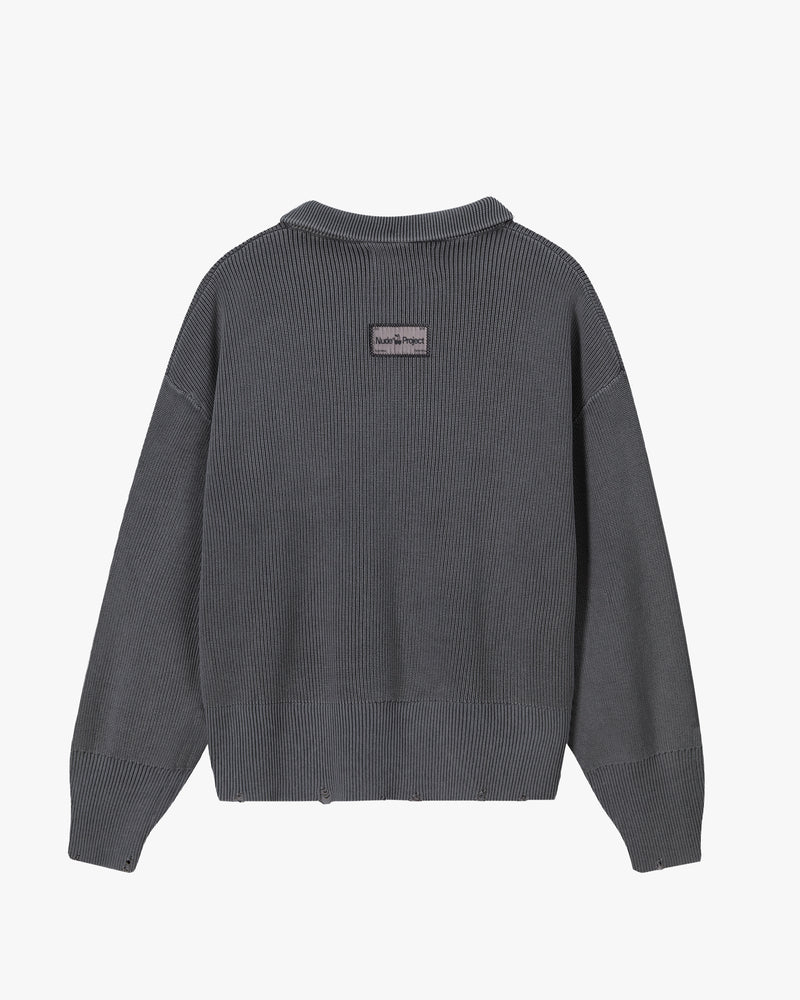 Beast Quarter-Zip Knit Ash