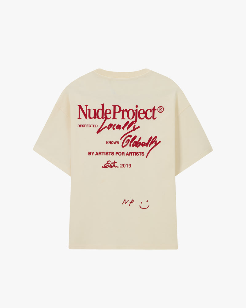 Global Soon Tee Marshmallow