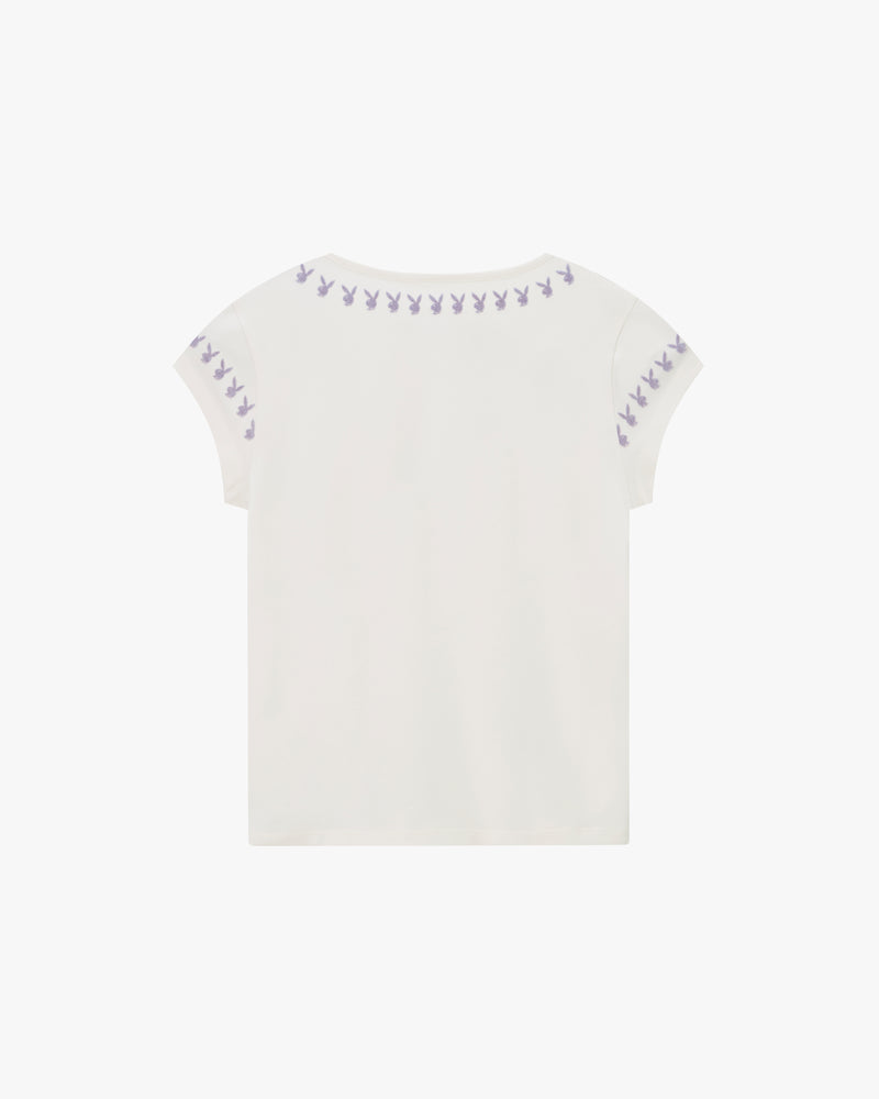 Baby Tee Amber Blanco