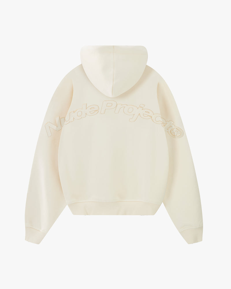 Marble Hoodie Marshmallow