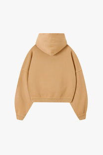 Box Logo Hoodie Beige