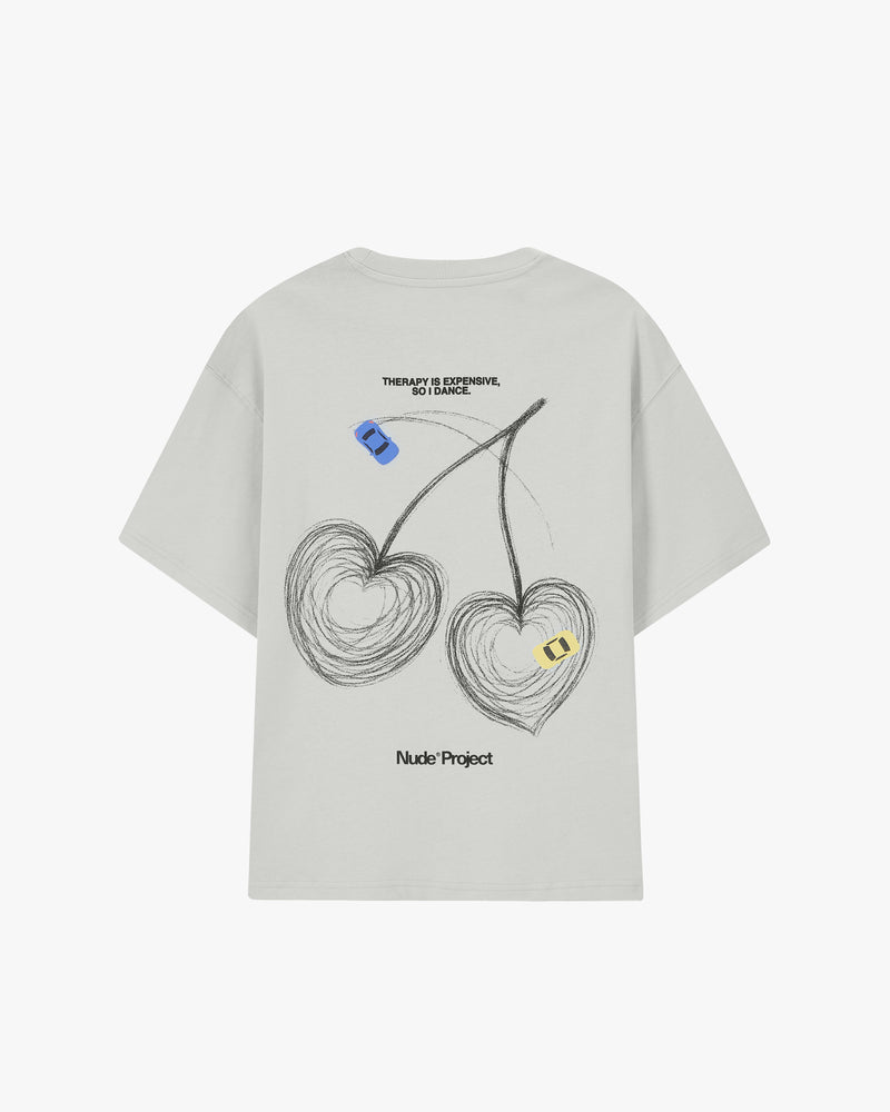Racing Line Tee Grey