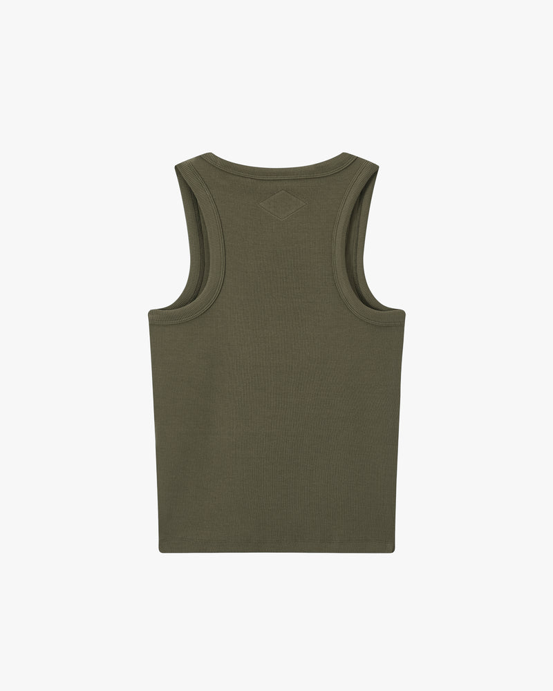 Sophisticated Pleasure Tank Top Khaki