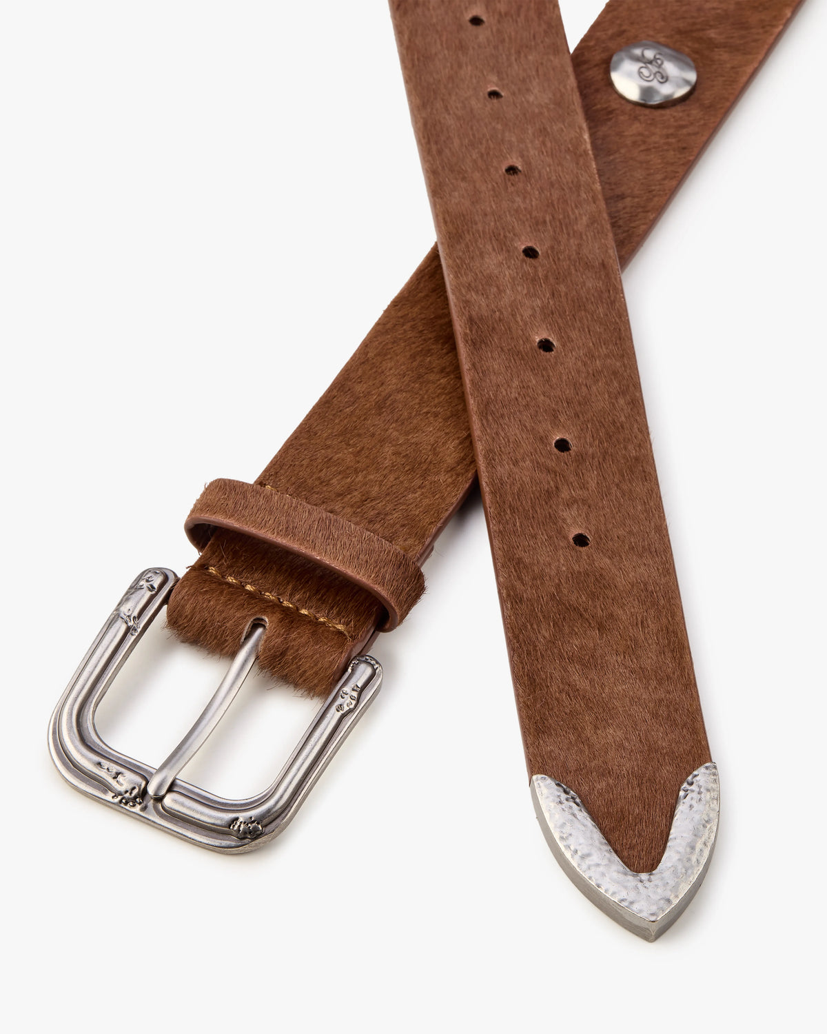Pony Leather Belt