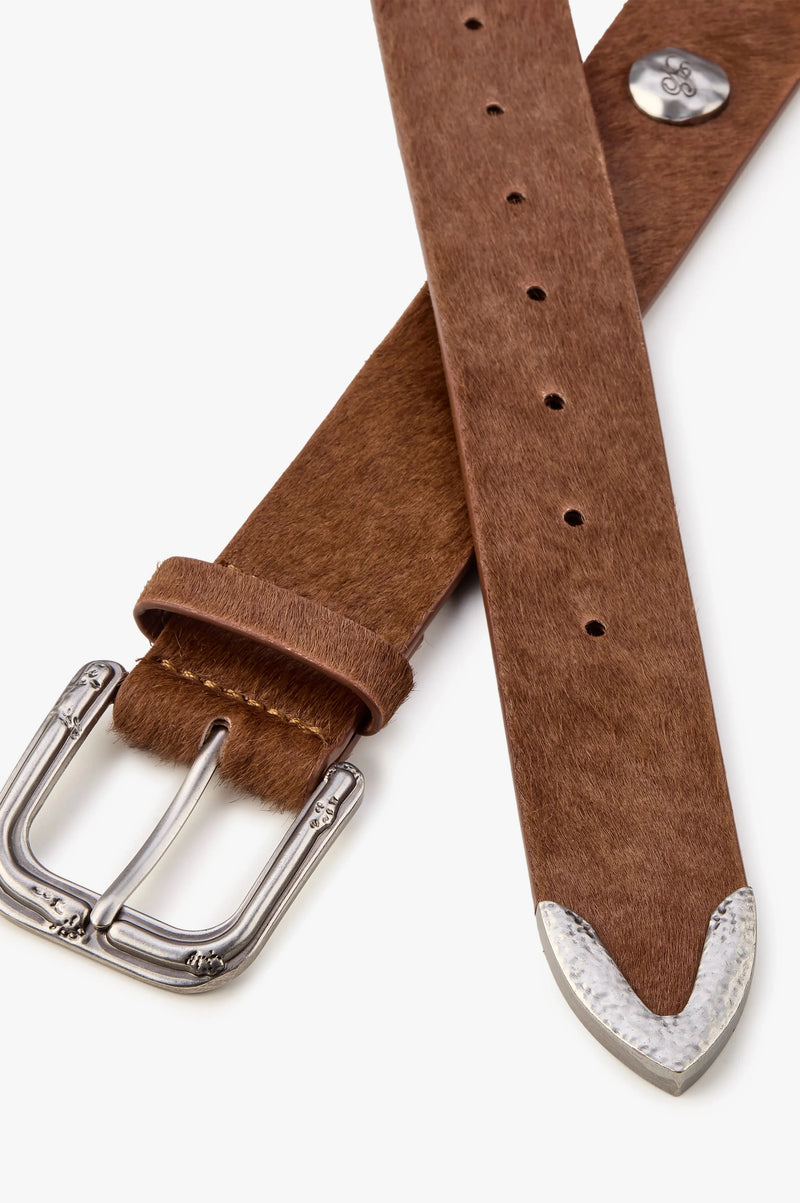 Pony Leather Belt