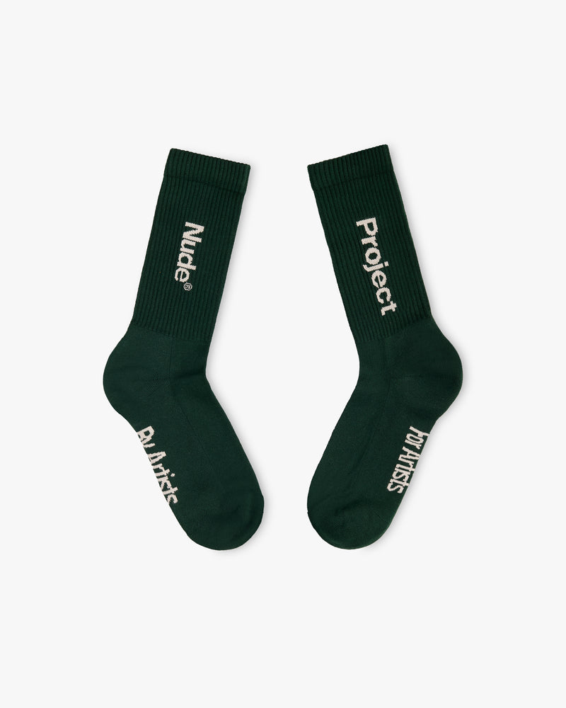 Game Socks Green/Marshmallow
