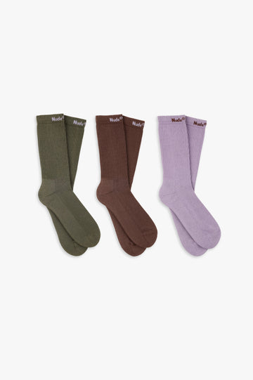 All day Socks Green 3xPack