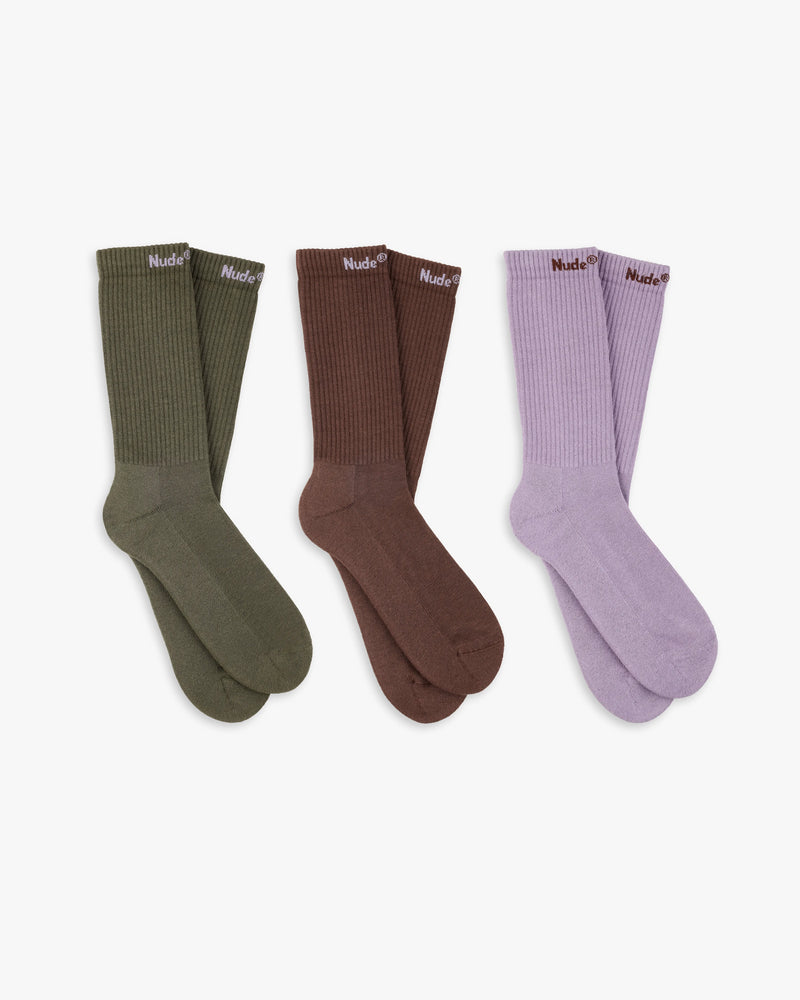 All day Socks Green 3xPack