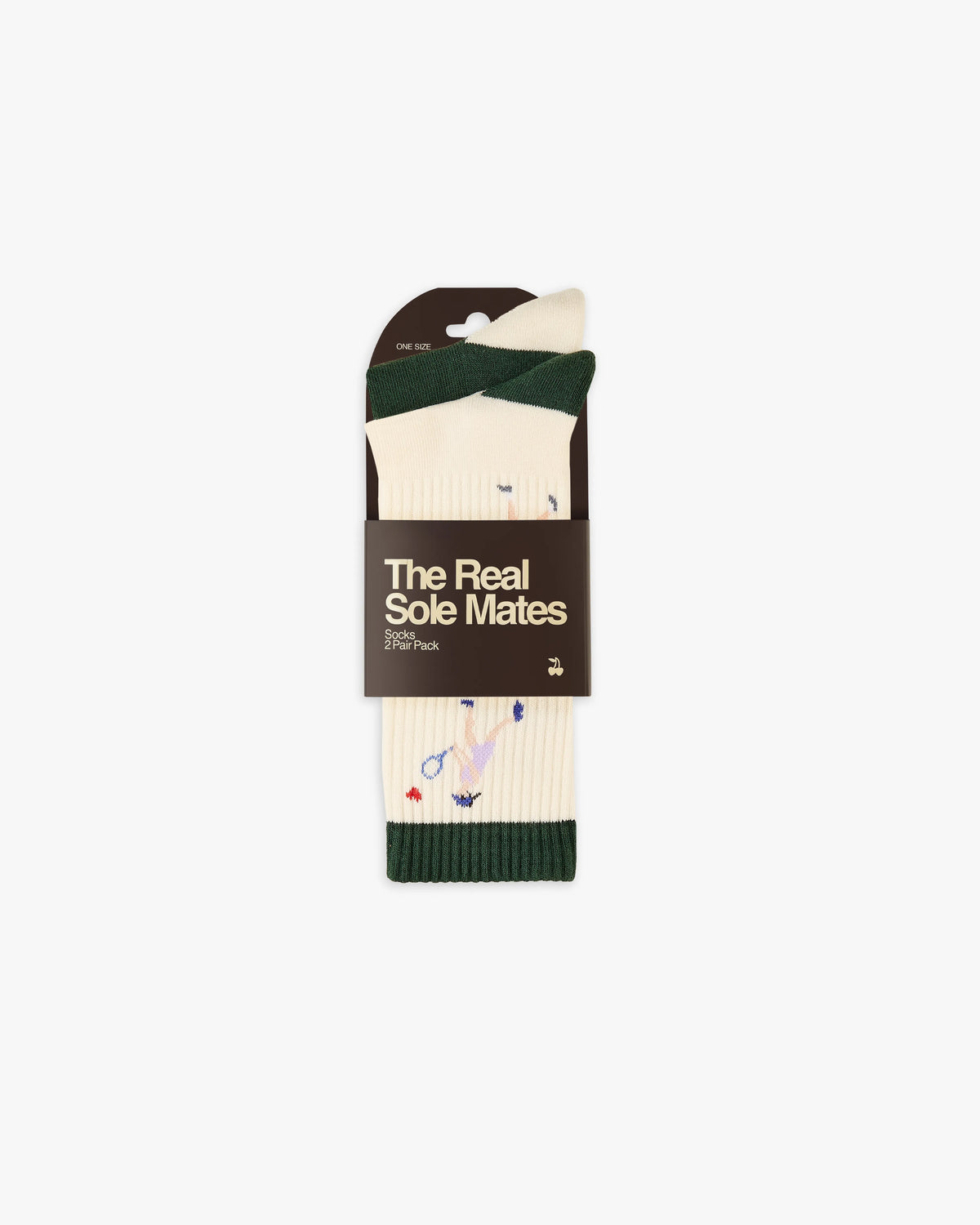 Court Socks 2xPack